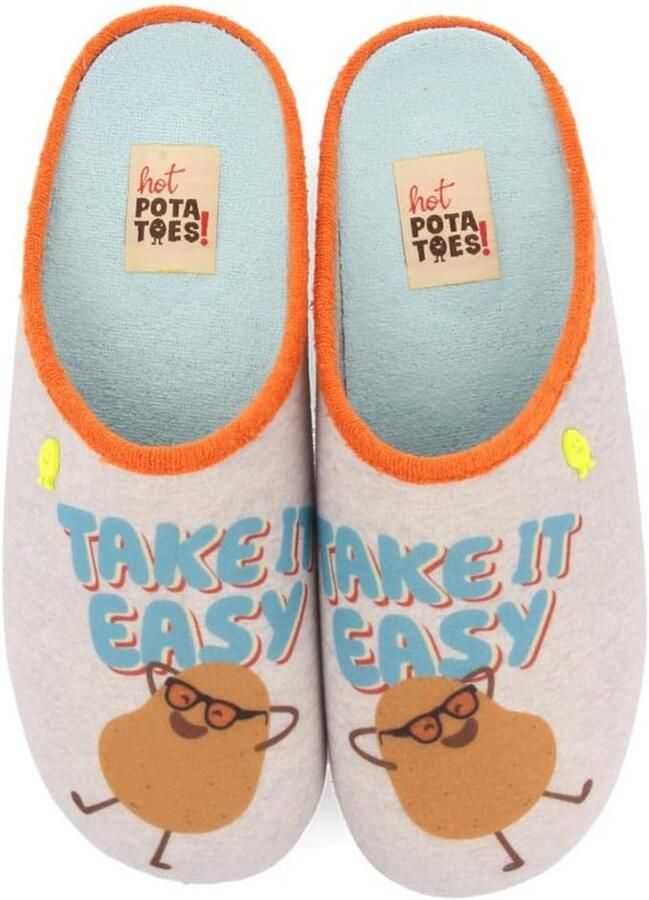 Comfortabele Heren Pantoffels met Uitneembaar Voetbed Badstof & Duurzaam