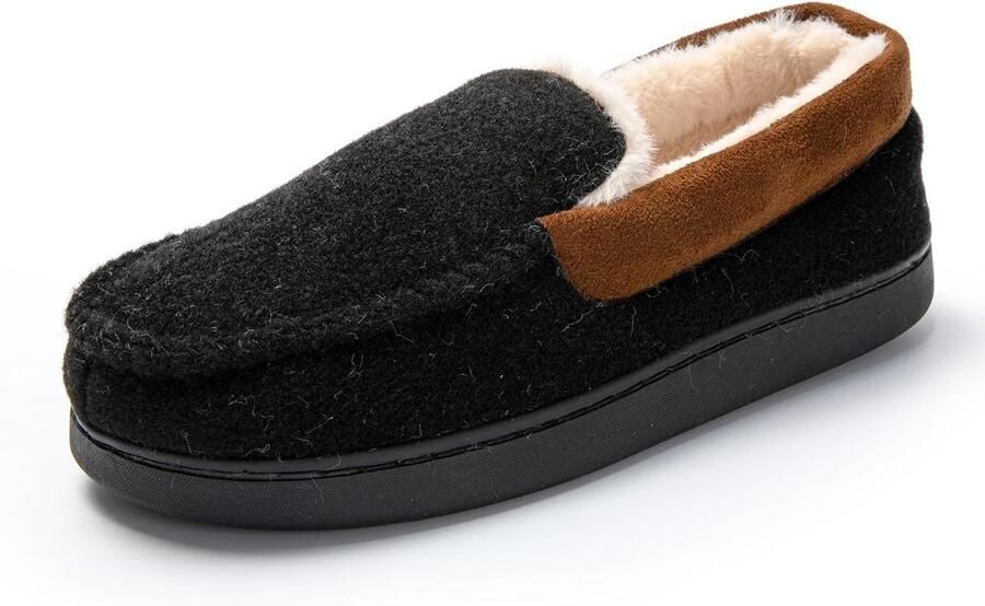 Warme Heren Pantoffels met Zachte Voering Comfortabele Instappers voor Binnen