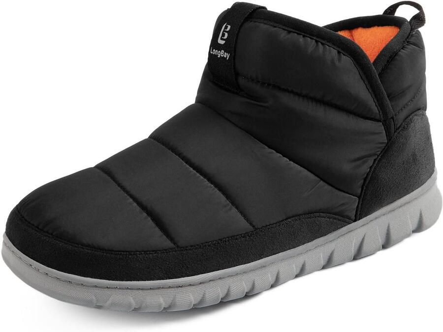 Warme Heren Sloffen met Traagschuim voor Binnen en Buiten