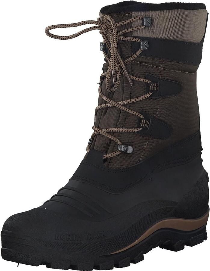 Waterdichte Heren Sneeuwlaarzen Warme Winter Snowboots met Bonte Voering