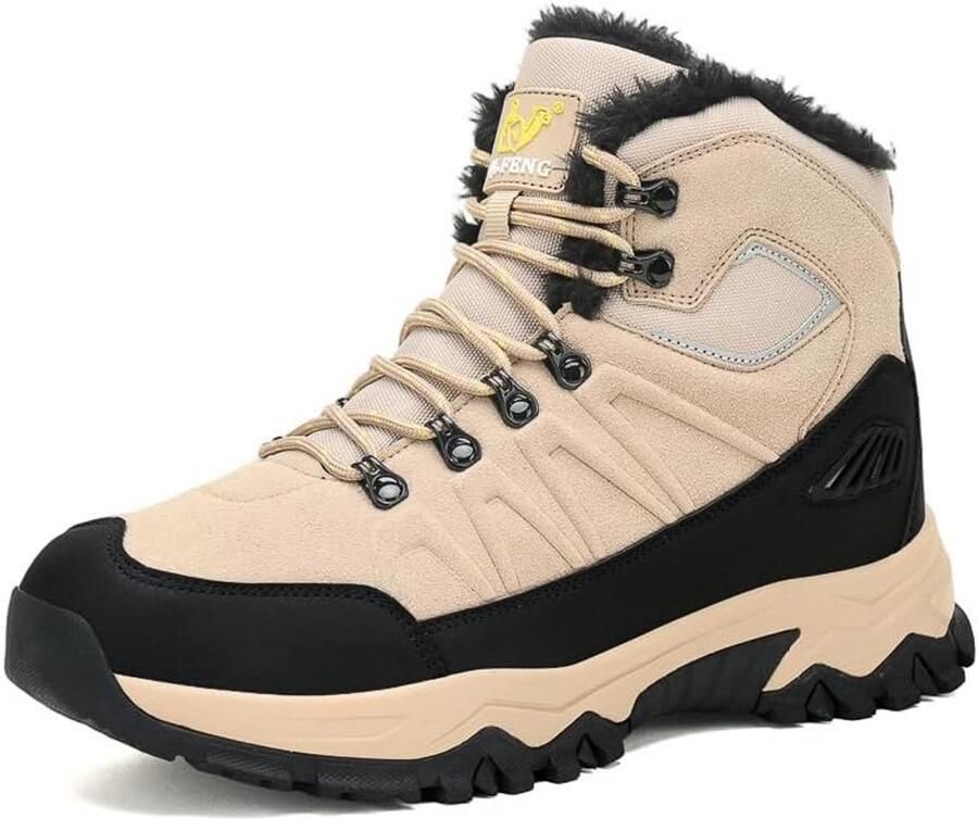 Warme Heren Wandelschoenen Winter Waterdicht Antislip Buitenlaarzen