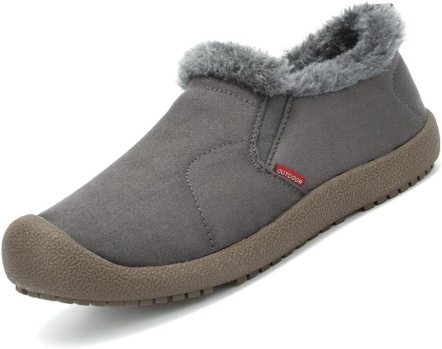 Warme Heren Winter Snowboots Antislip Korte Laarzen Instapper