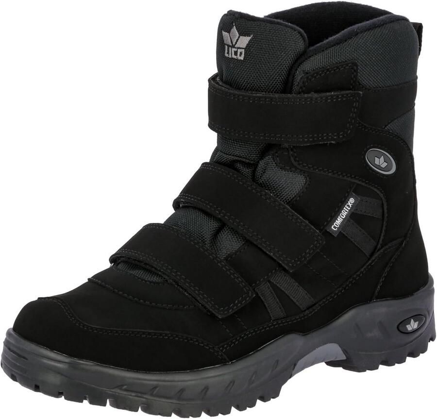 Warme Heren Winterlaarzen met Klittenband en Waterdicht Membraan