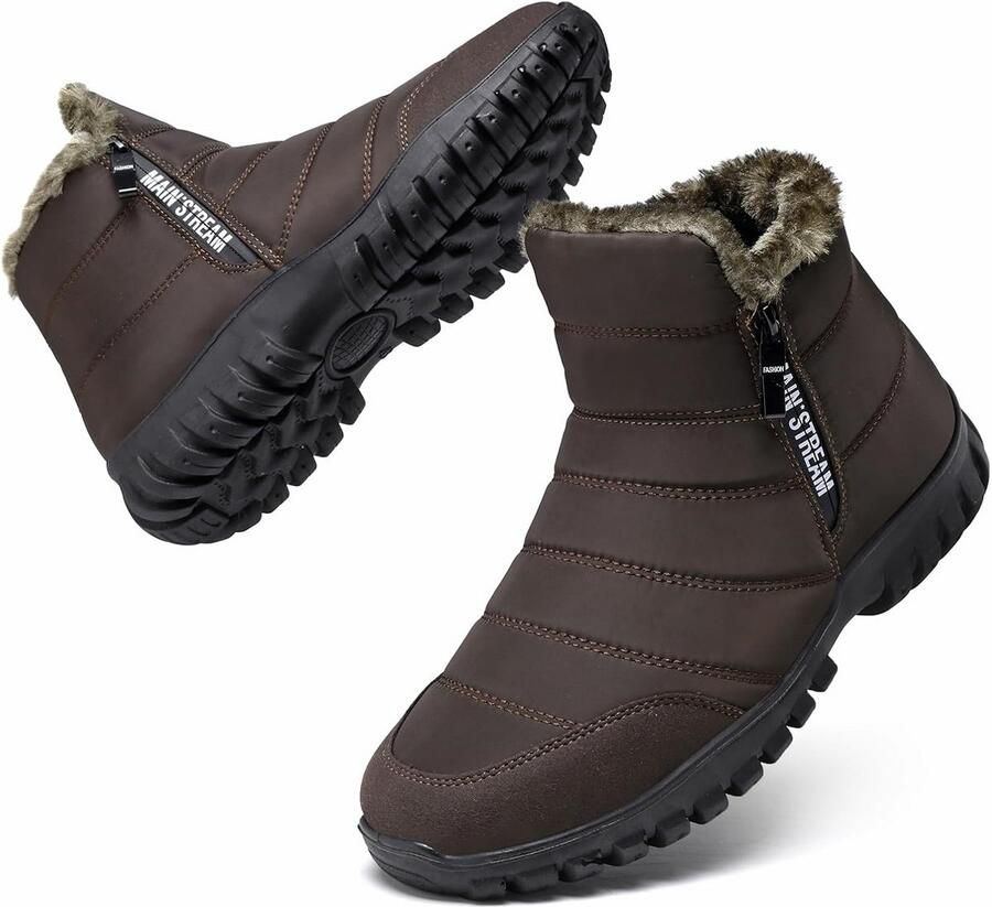 Warme Heren Winterlaarzen Antislip voor Wandelen en Buitenactiviteiten