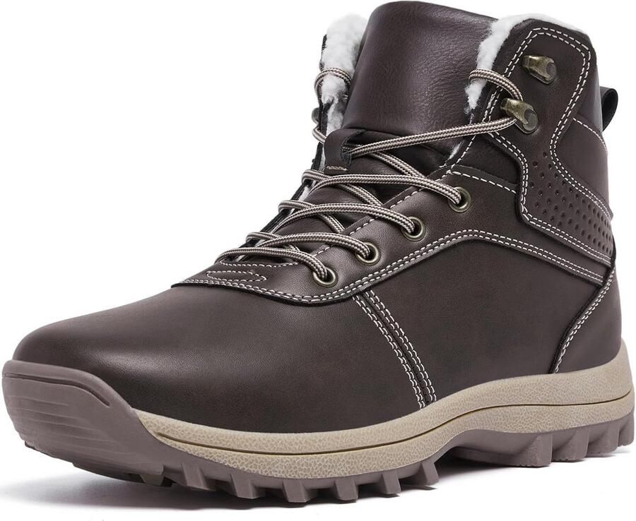 Warme Heren Winterlaarzen Waterdicht met Dikke Antislip Zool voor Wandelen en Werk