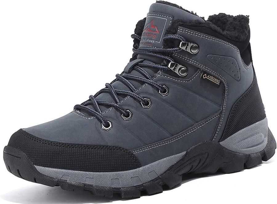 Warme Heren Winterschoenen Gevoerde Wandellaarzen & Trekkinglaarzen Antislip Rubberen Zool