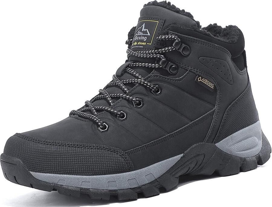 Warme Heren Winterlaarzen Waterdichte Wandelschoenen met Antislip Zool