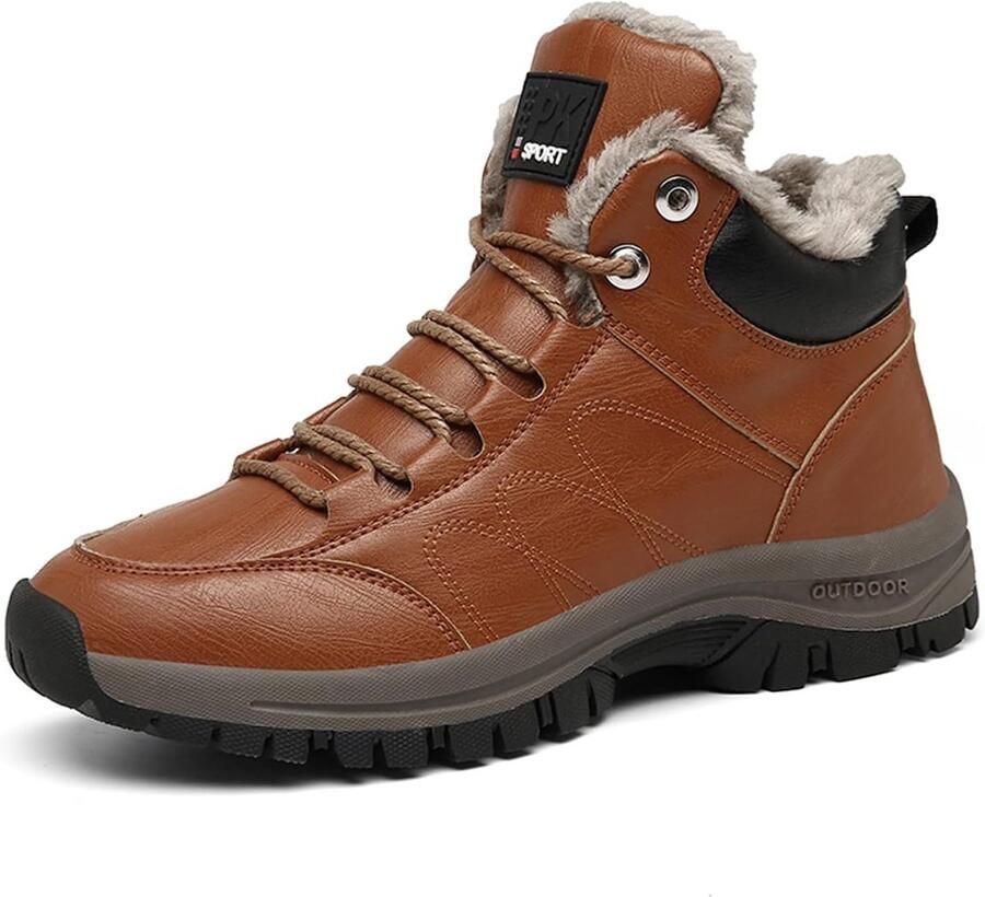 Warme Heren Winterschoenen Waterdicht Comfortabele Antislip Laarzen voor Herfst en Sneeuw