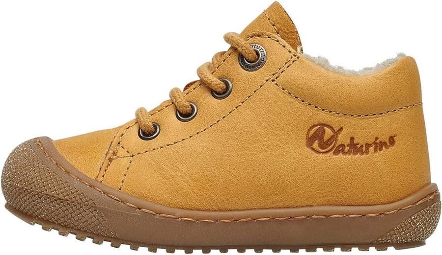 Warme Kinder gymschoenen van Suèdeleer met Woolvoering voor en