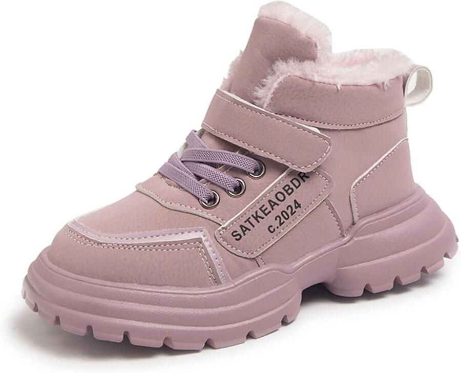 Warme Kinder Snowboots Meisjes Winterlaarzen Binnenmaat & Antislip Zool