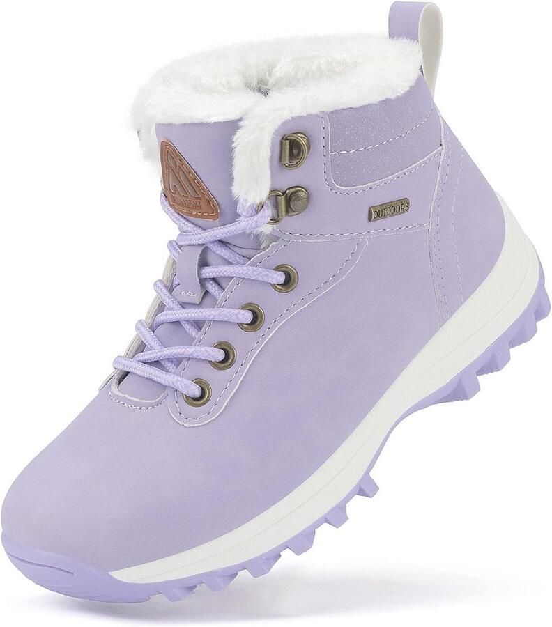 Warme Winterlaarzen Kinderen Antislip Gevoerde Snowboots voor en )