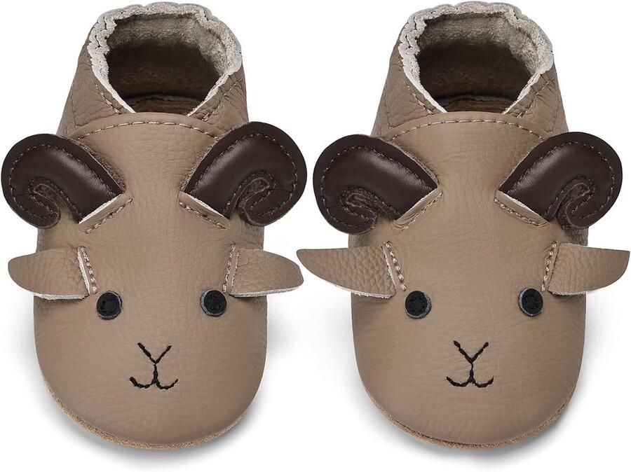 Warme leren kinderschoenen met voering voor en