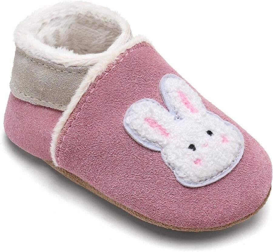 Warme Leren Kinderschoenen met Voering voor en