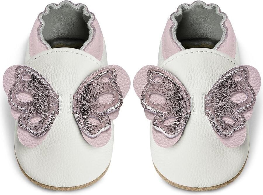 Warme Leren Kinderschoenen met Voering voor en