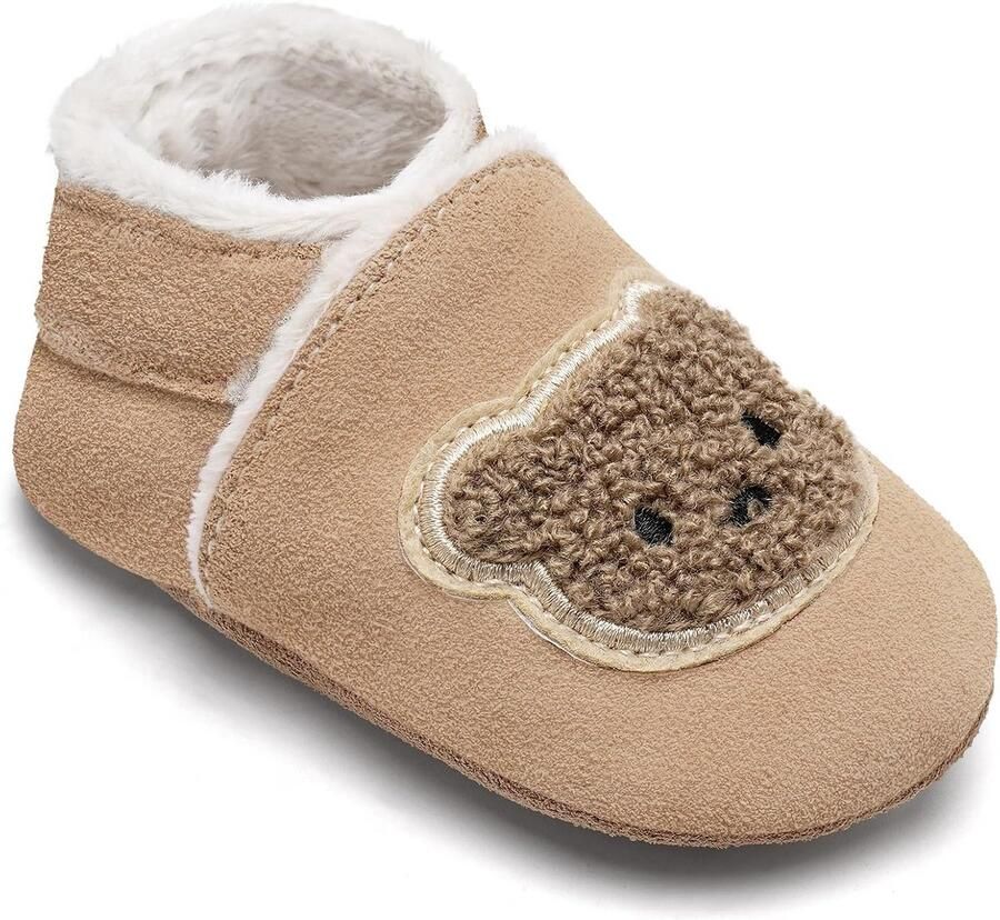 Warme Leren Slofjes en Loopschoenen voor en met Zachte Voering