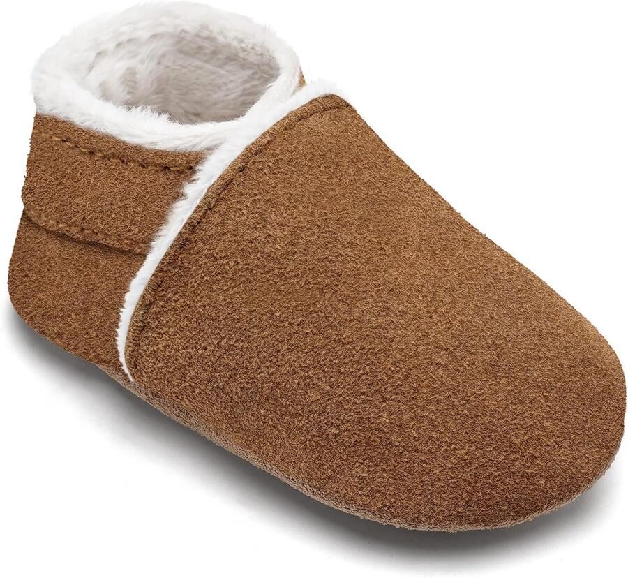 Warme Leren Slofjes en Schoenen met Voering voor en