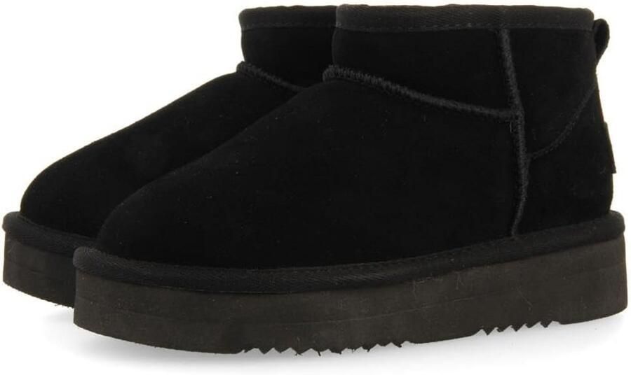 Warme Meisjes Laarzen Zwart Australische Stijl Ademend Voetbed