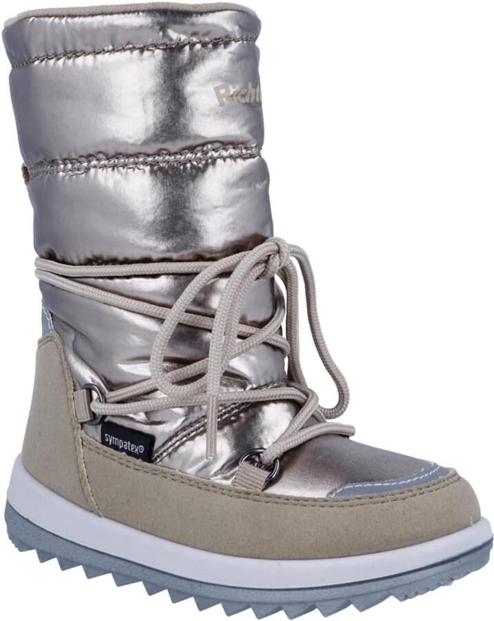 Warme Meisjes Winterlaarzen met Klittenband en Waterdicht Membraan