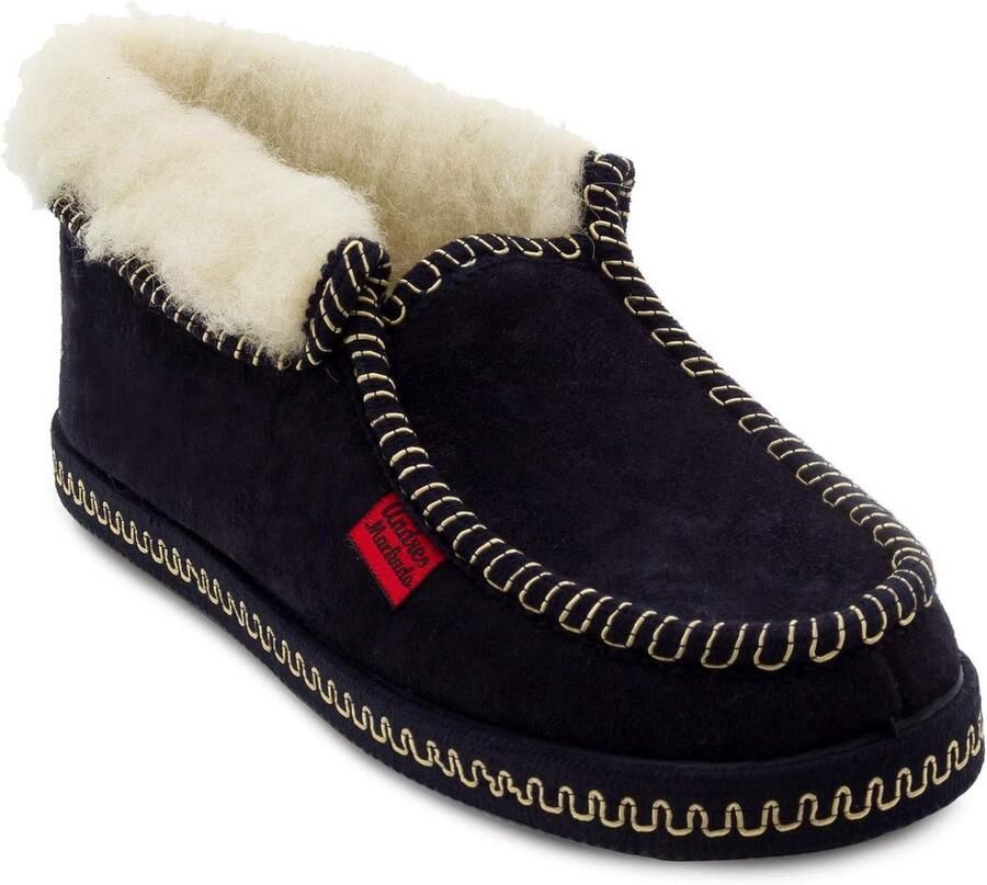 Warme Pantoffels met Lamswol Voering en Antislipzool voor en