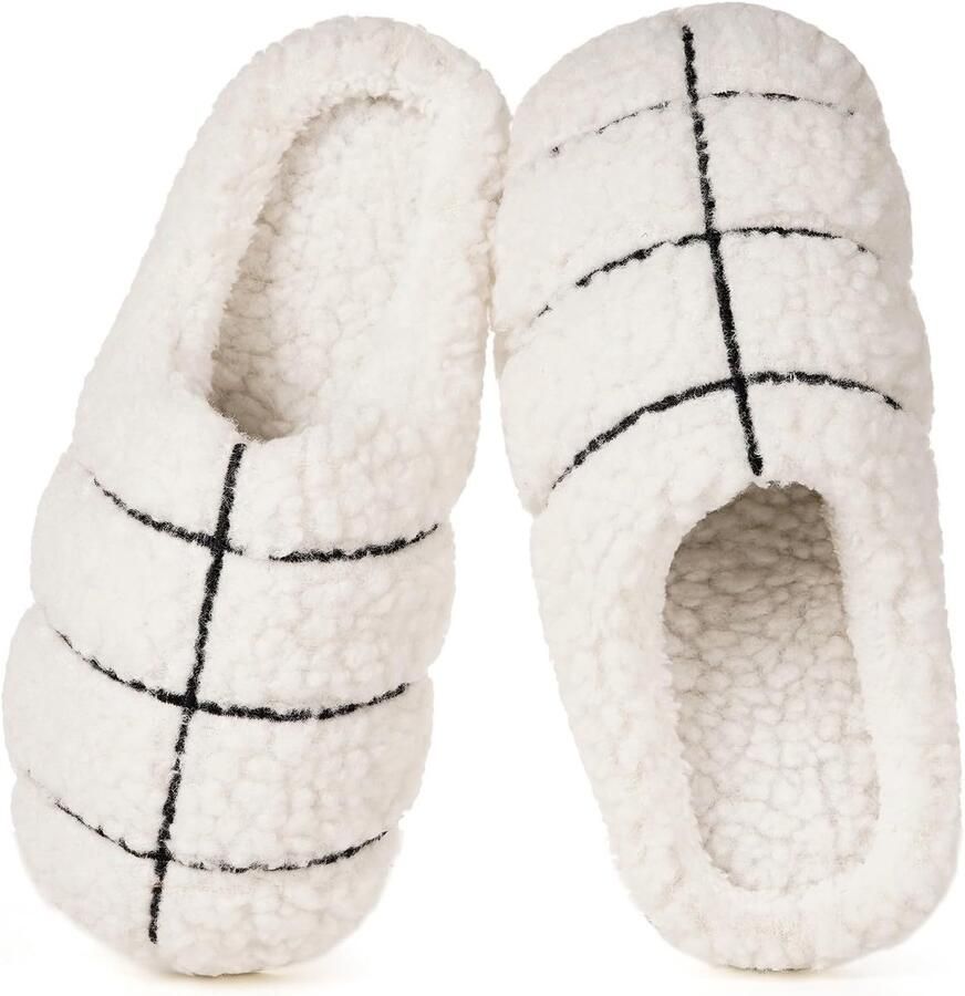 Comfortabele Pantoffels met Traagschuim Binnenzool Warme Huis Sloffen