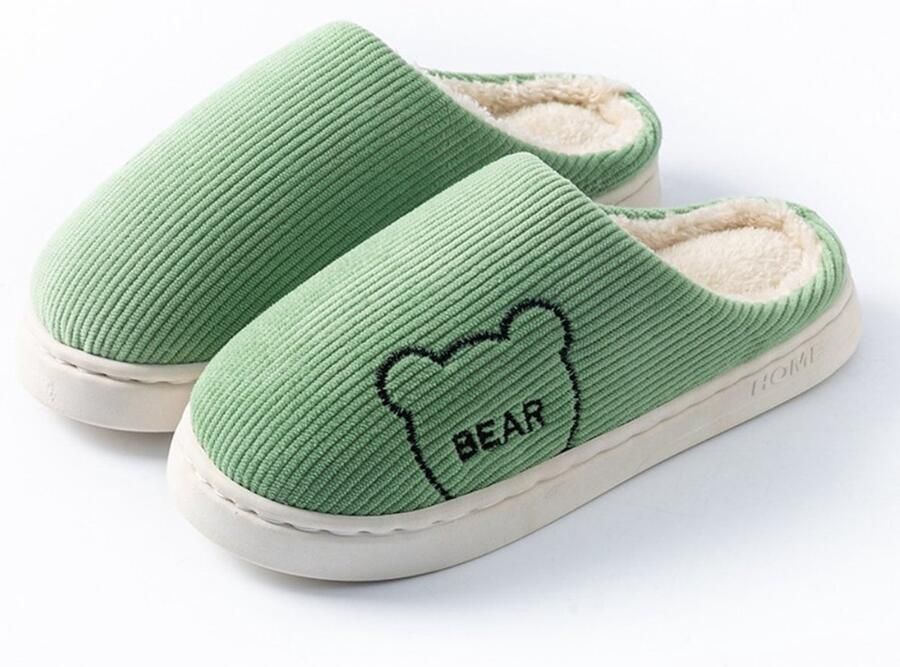 Warme pantoffels M 40-41 Valt klein Bestel 1-2 maten groter Warme pantoffels voor in de winter Katoenen pantoffels voor binnen Herfst- en winterbenodigdheden Warme en Warme pantoffels voor in de herfst en winter