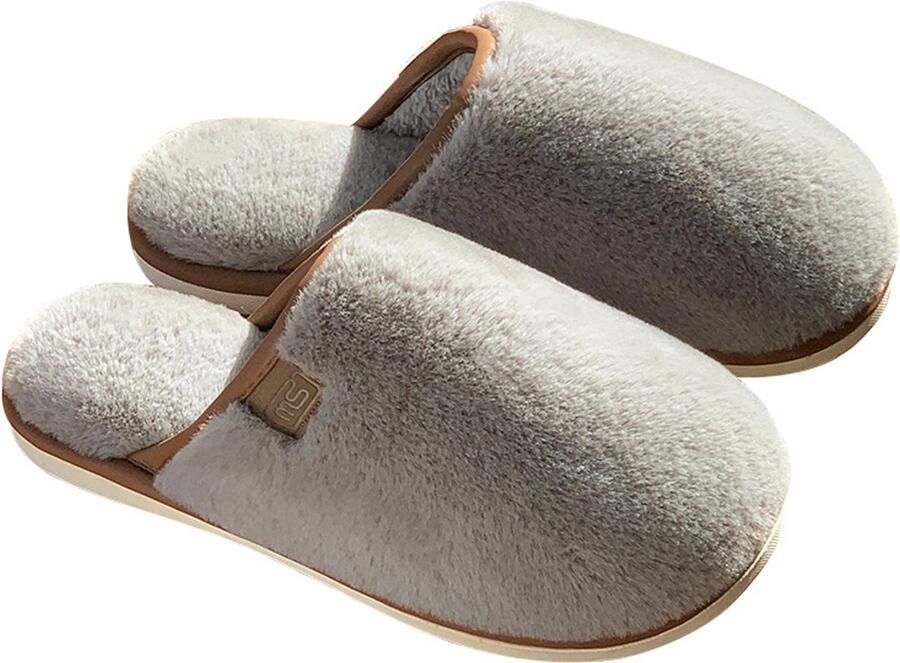 Warme pantoffels S Geschikt voor voet Valt 1-2 maten kleiner Winterpantoffels van katoen Binnenschoenen Warme pantoffels Lichtgewicht en zacht met een dikke zool voor extra hoogte Antislip en slijtvaste zool