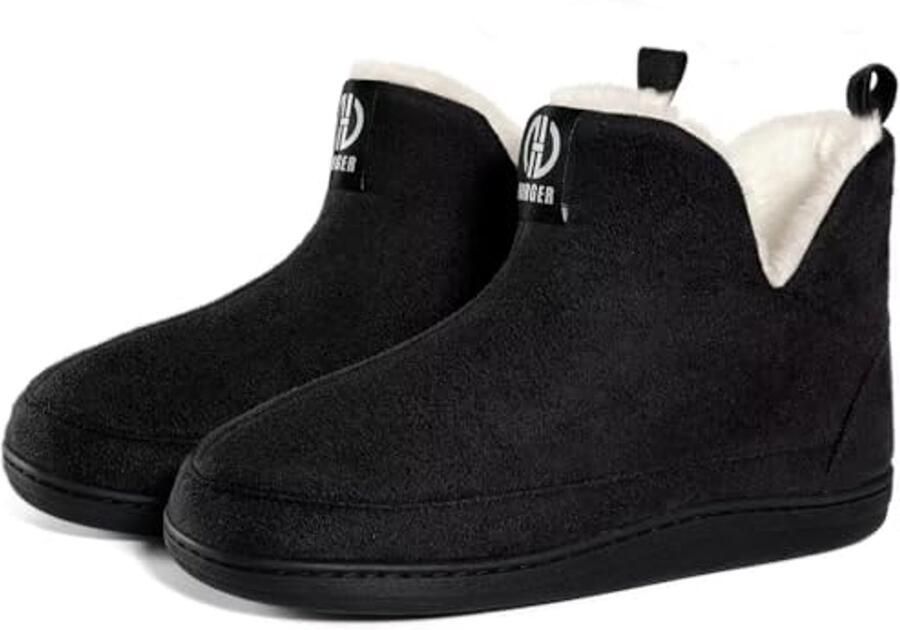 Warme pluche pantoffels voor en Hoge stijlvolle huislaarzen voor binnen en buiten