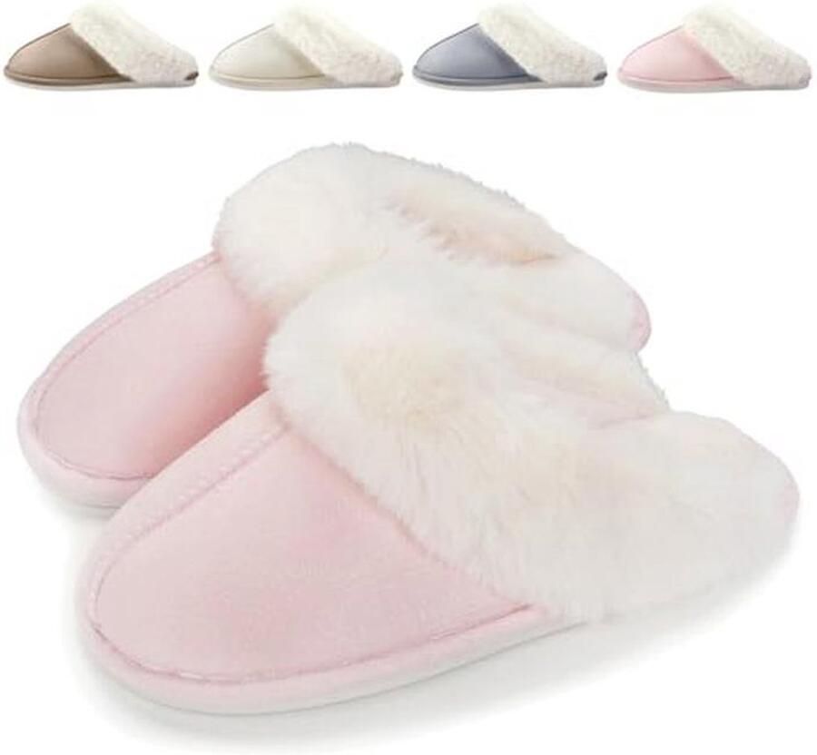 Warme Pluche Unisex Slippers voor Binnen en Buiten