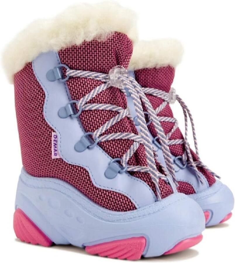 Warme Sneeuwlaarzen Meisjes met Echte Schapenwol Voering Waterafstotend