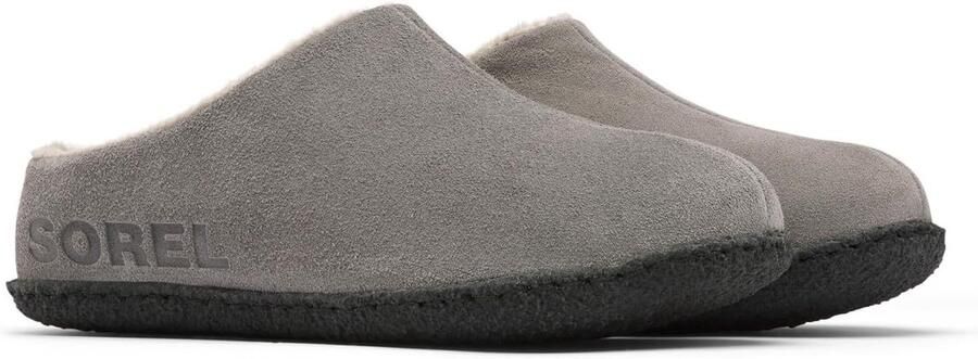 Warme Unisex Instapsloffen met Suède Bovenwerk en Fleece Voering