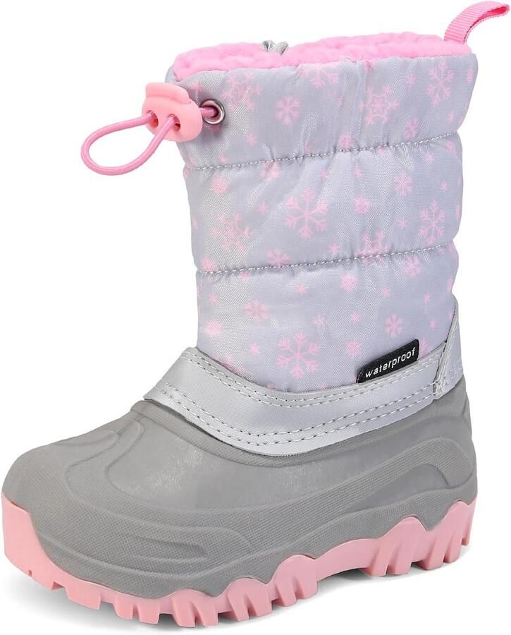 Warme Unisex Kinder Snowboots Waterdichte Winterschoenen voor en