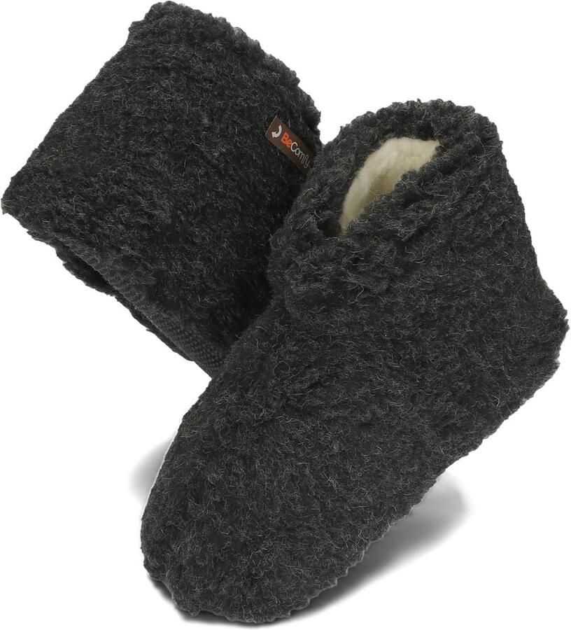 Warme Unisex Pantoffels van Schapenwol Comfortabele Binnenhuis Sloffen