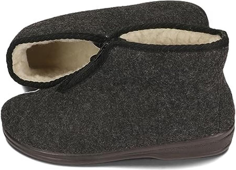 Warme Vilt Slippers met Wol Unisex 36-46 - Foto 1