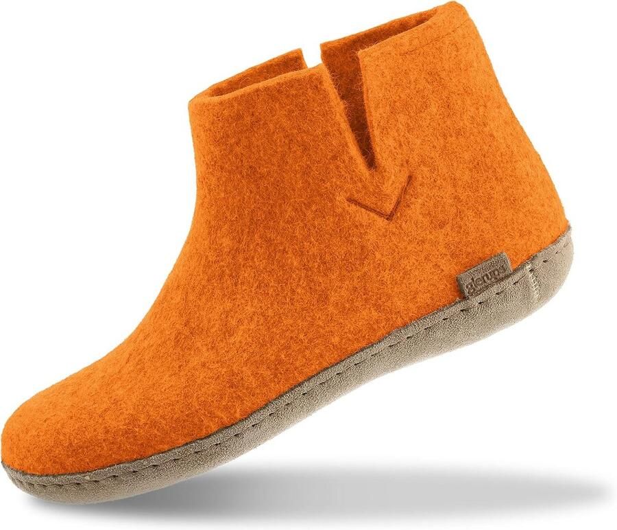 Warme Vilten Laarzen met Rubberen Zool voor en 100% Natuurlijke Wol