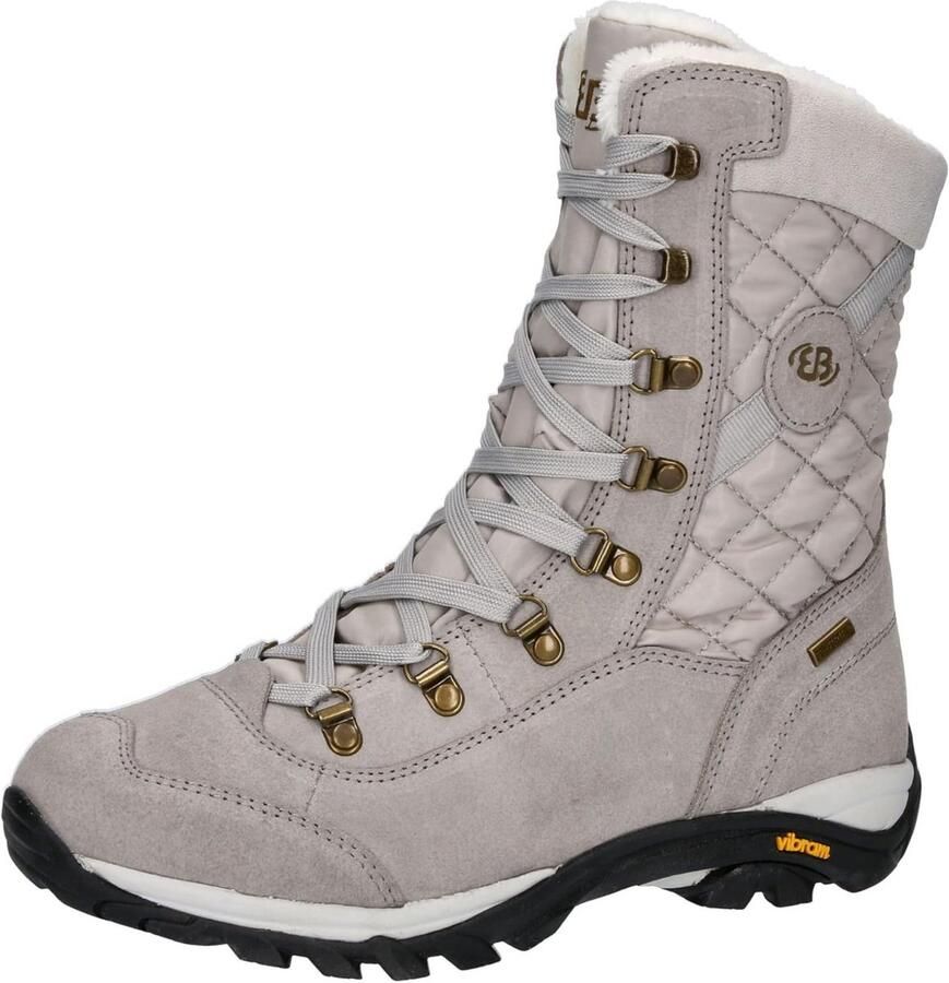 Warme waterdichte dames wandelschoenen met Vibram zool voor winter en sneeuw