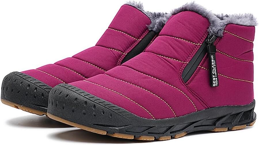 Warme waterdichte gevoerde snowboots voor en antislip winterlaarzen