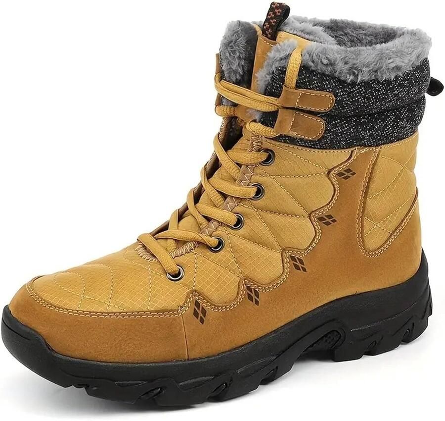 Warme Waterdichte Heren Snowboots Antislip Winterlaarzen Halfhoog