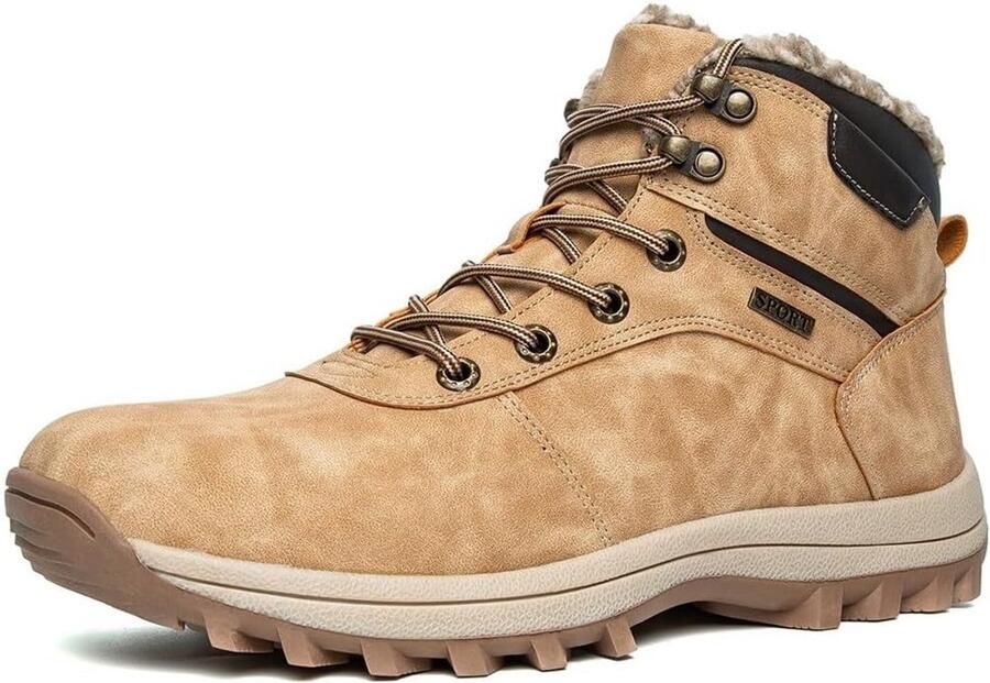 Warme Waterdichte Heren Snowboots Antislip Winterlaarzen voor Wandelen en Outdoor