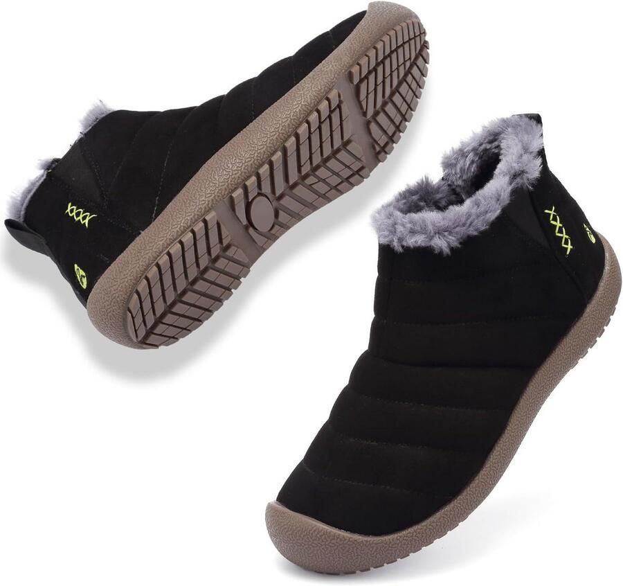 Heren Winterlaarzen Waterdicht met Warme Imitatiebont Voering