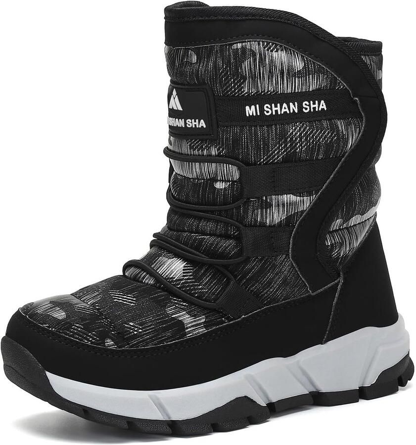 Warme Waterdichte Kinder Snowboots Antislip Bovenwerk voor en