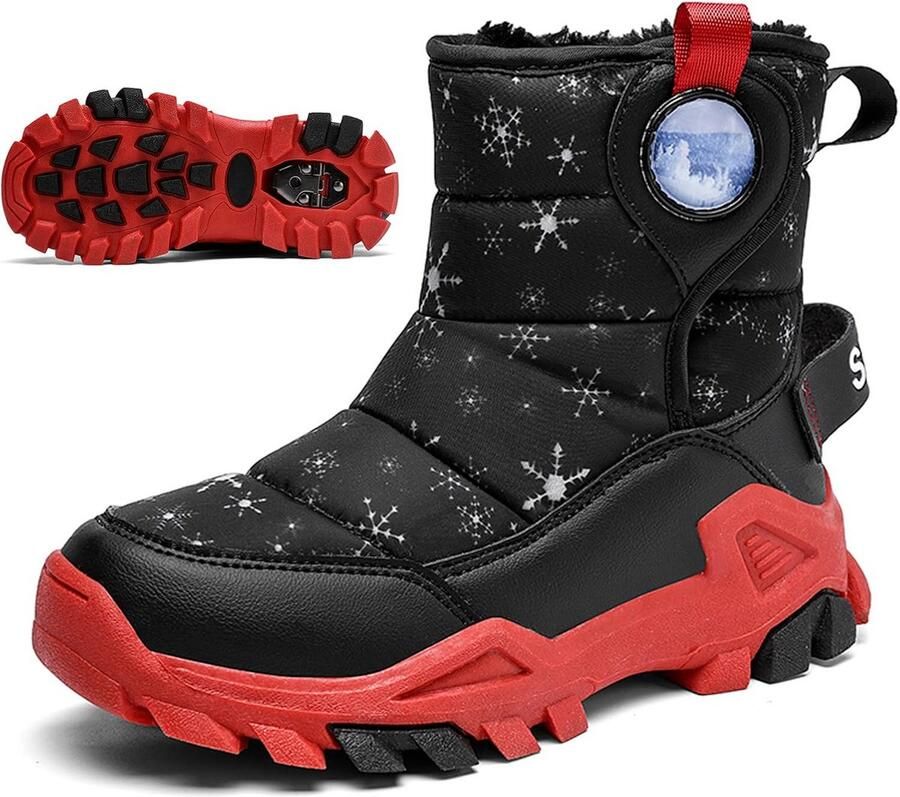 Warme Waterdichte Kinder Snowboots Antislip Winterlaarzen voor en )
