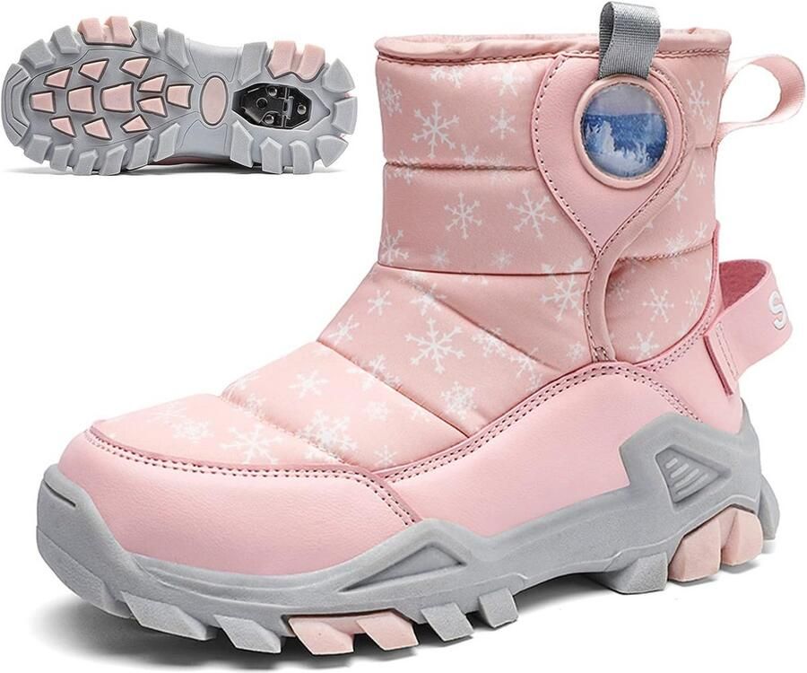 Warme Waterdichte Kinder Snowboots voor en Antislip Winterschoenen