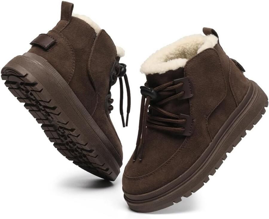 Warme Waterdichte Kinder Snowboots voor Meisjes Winterstevige Antislip Laarzen