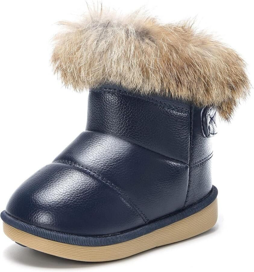 Warme Gevoerde Meisjes Winterlaarzen Waterdicht en Comfortabel voor de Winter