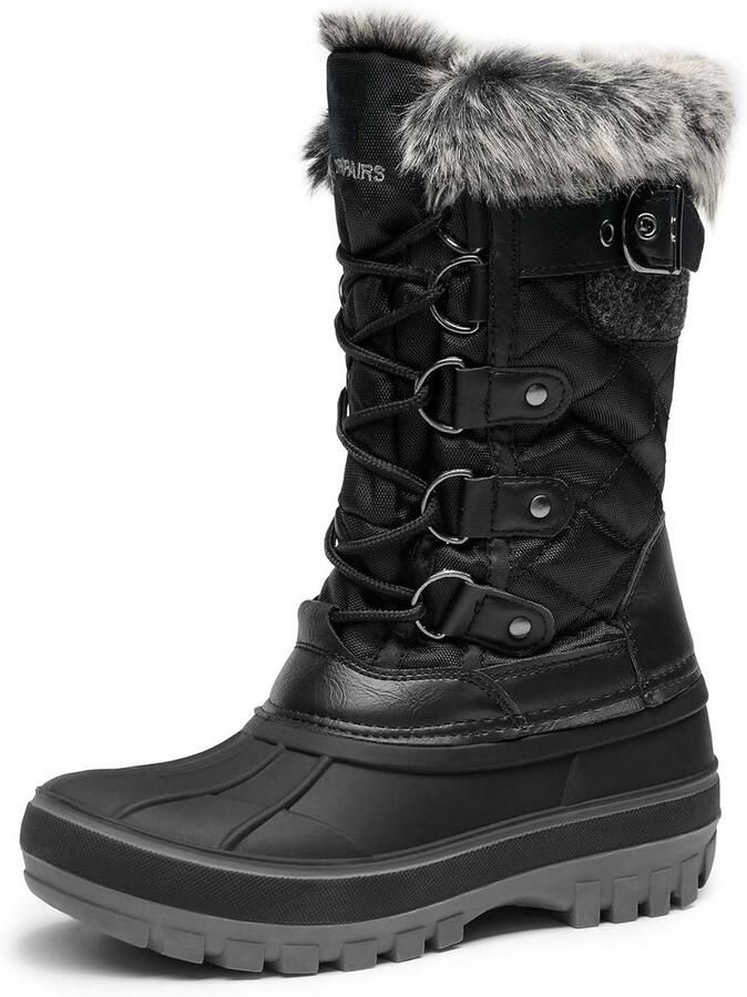 Warme waterdichte sneeuwlaarzen voor en Geïsoleerde winterlaarzen met antislipzool