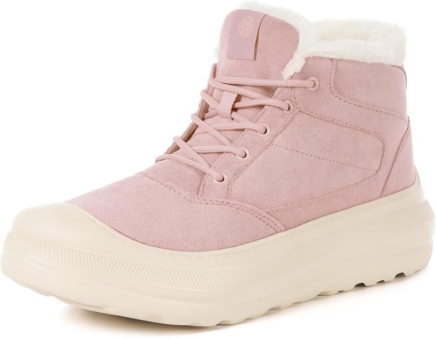 Warme Suède Snowboots met Veters Waterdichte & Antislip Winterlaarzen