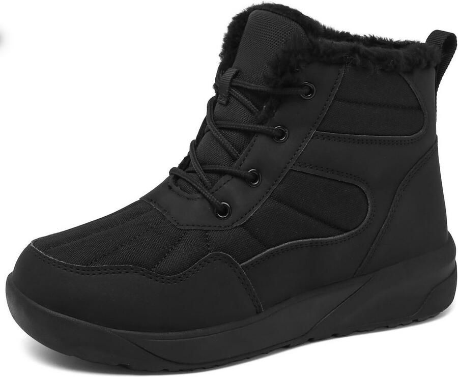 Warme Waterdichte Winterlaarzen Dames Gevoerde Snowboots met Antislip Zool