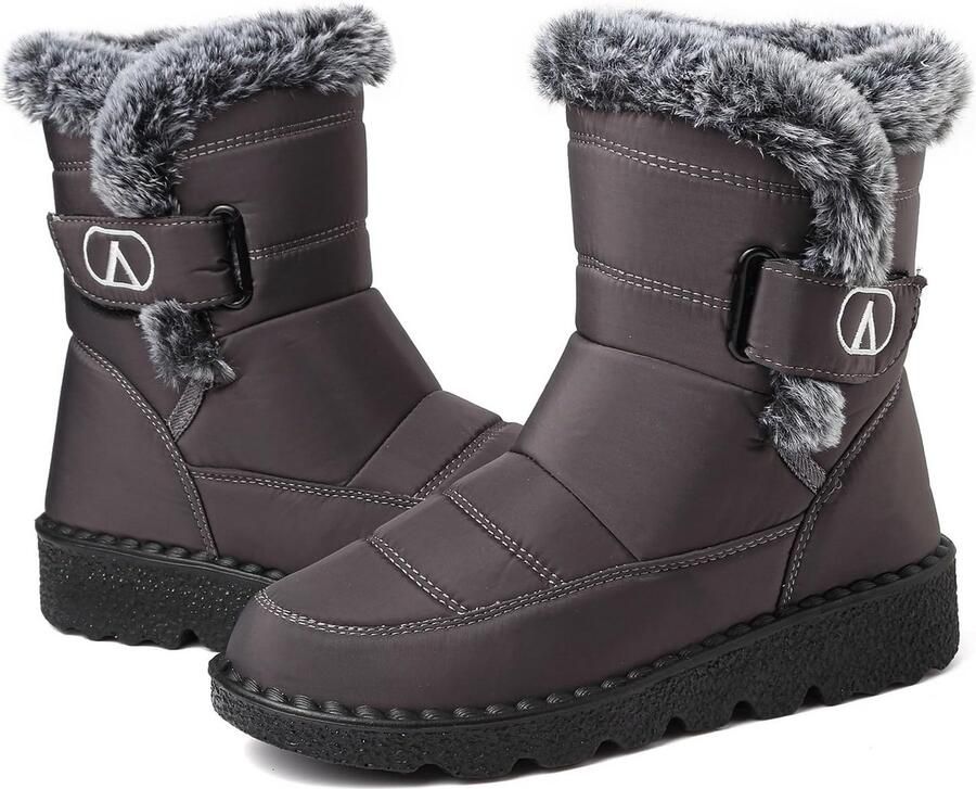 Warme waterdichte winterlaarzen met antislipzool voor en