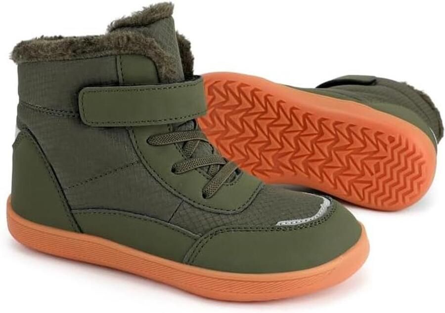 Warme Waterdichte Winterlaarzen voor Kinderen met Brede Teen Antislip