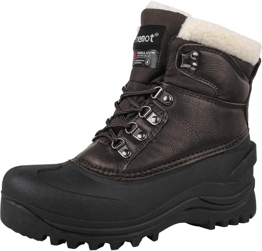 Warme Winterlaarzen en Waterdicht Sneeuwlaarzen met Antislip Zool